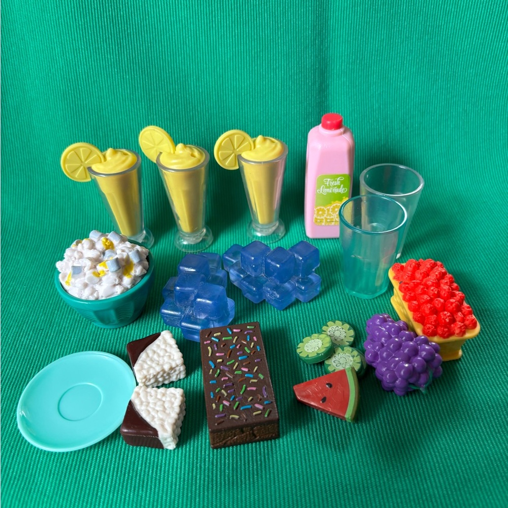 Our generation Patio Treats doll food Lemonade Smoothie fruit brownie accessory - Picture 1 of 4